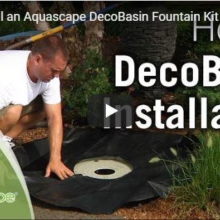 How to Install an Aquascape DecoBasin Fountain - Aquascape Australia