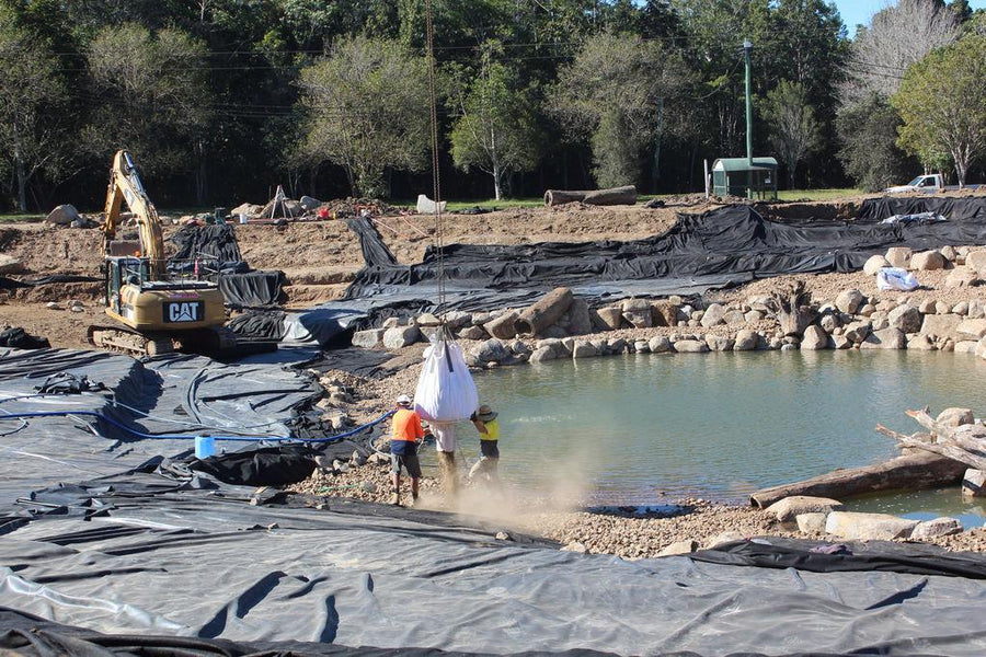 How to Line a Pond with Firestone Pond Liner — Aquascape Australia