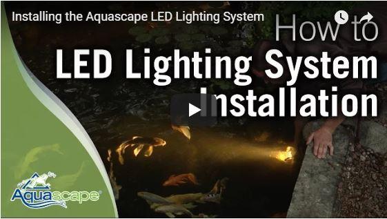 How to Install an LED Lighting System — Aquascape Australia