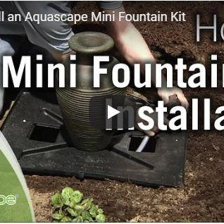 How to Install an Aquascape Mini Fountain Kit - Aquascape Australia