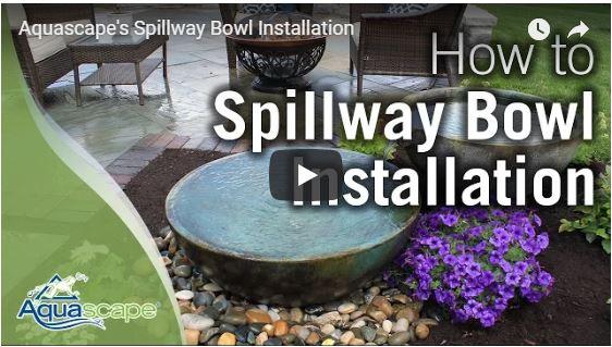 Spillway Bowl Installation - Aquascape Australia