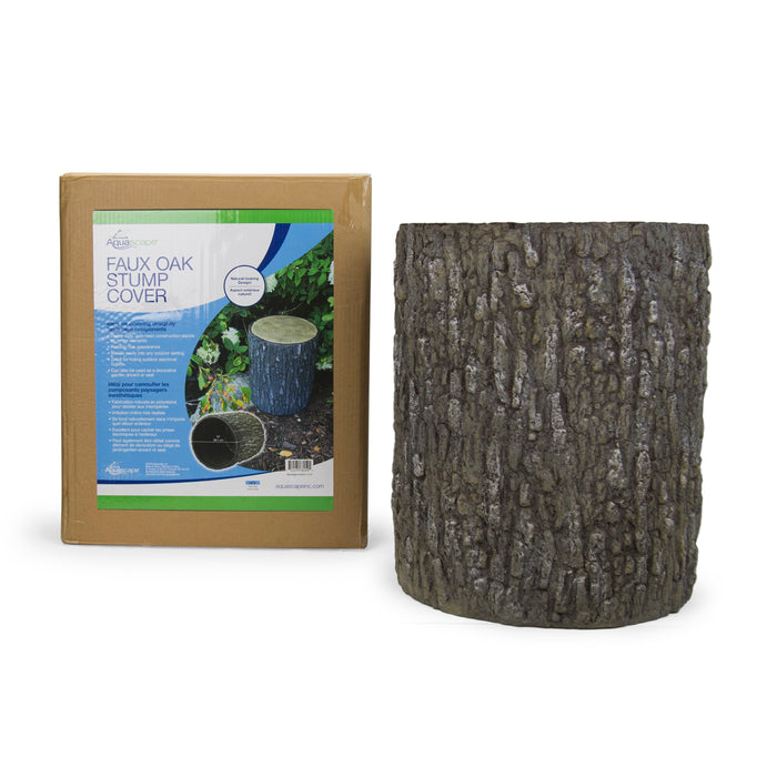 Faux Oak Stump Cover