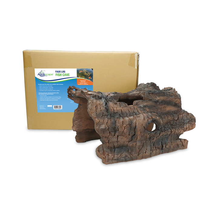 Faux Log Fish Cave