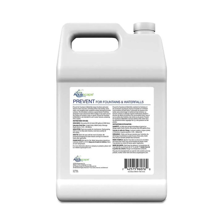 Prevent For Fountains & Waterfalls