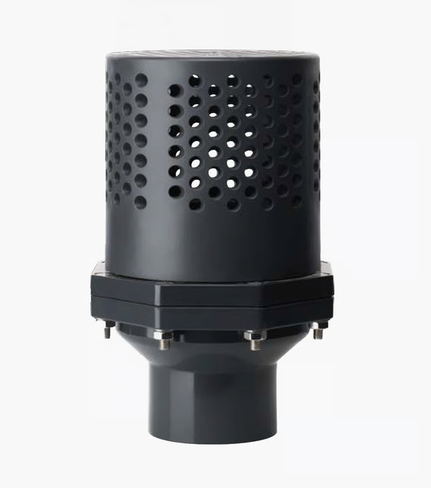 100mm PVC Grey Foot Valve - Solvent Weld