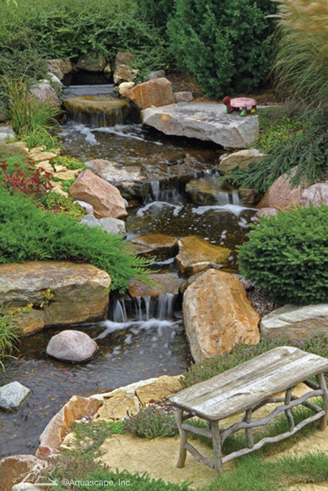 Large Pondless Waterfall kit with AquaSurge 20000 - 8m Stream