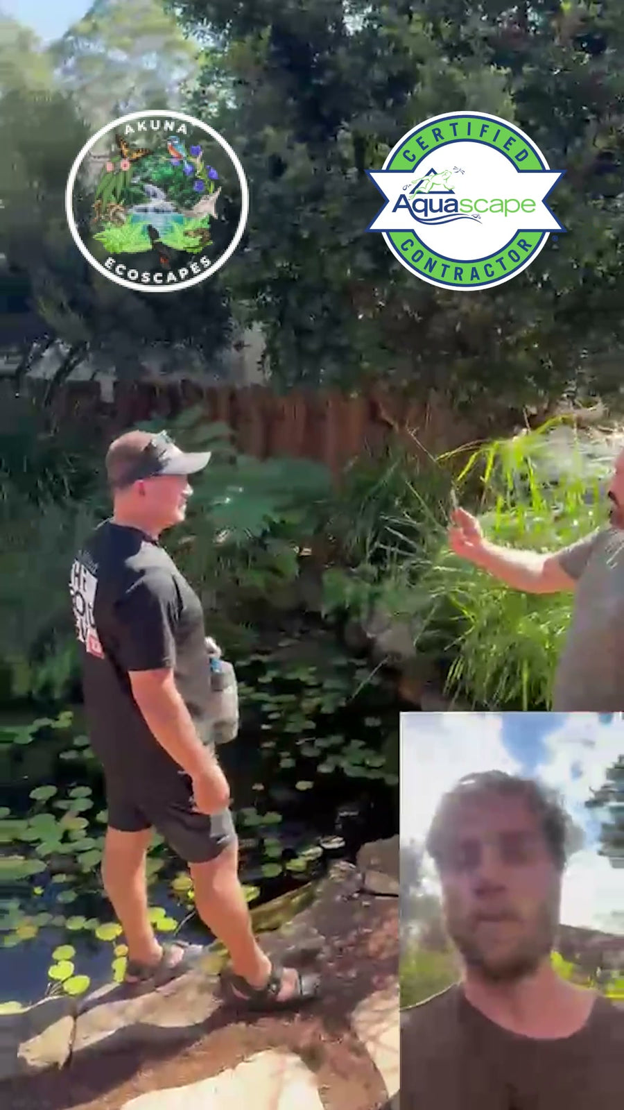 Certified Aquascape Contractor testimonial: Akuna Ecosystems