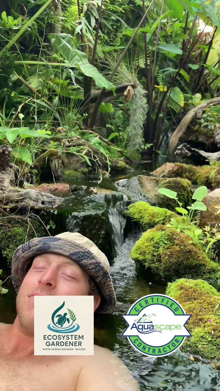 Certified Aquascape Contractor testimonial: Ecosystem Gardener