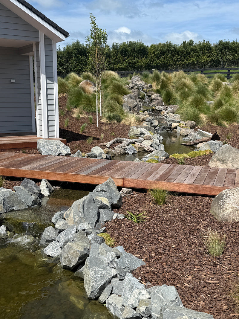Josh K.'s Pond project in New Zealand
