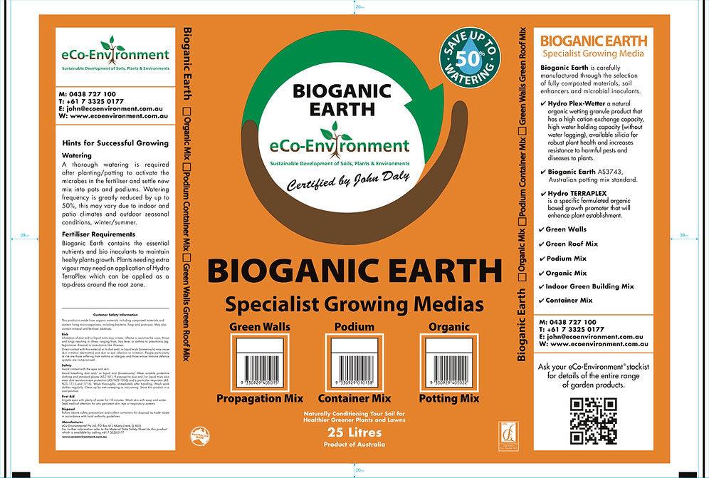 Bioganic Earth Podium/Container Blend - (25 litre bag) - Aquascape Australia